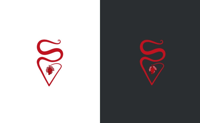 Sun Valley Winery & Orchard - Vertical Logo Design