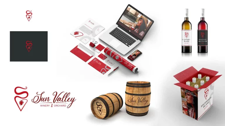 Sun Valley Winery & Orchard // Brand Identity, Website Design and Logo Design