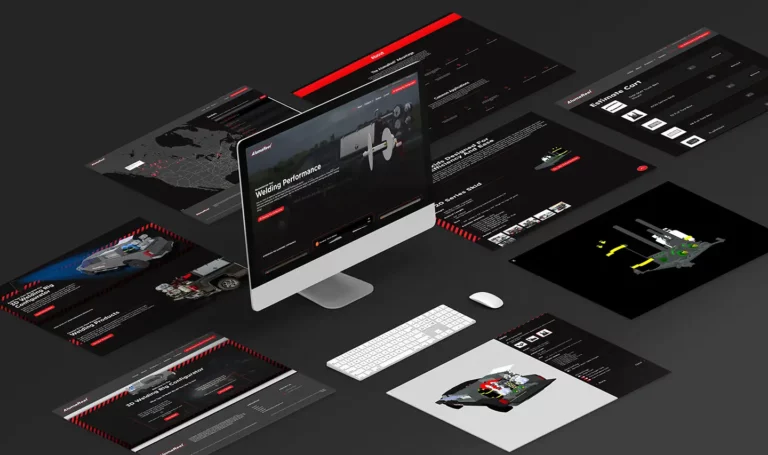 AlumaReel CaseStudy - Website Design & Development, 3D Interactive products, Estimator and 3D Welding Rig Configurator