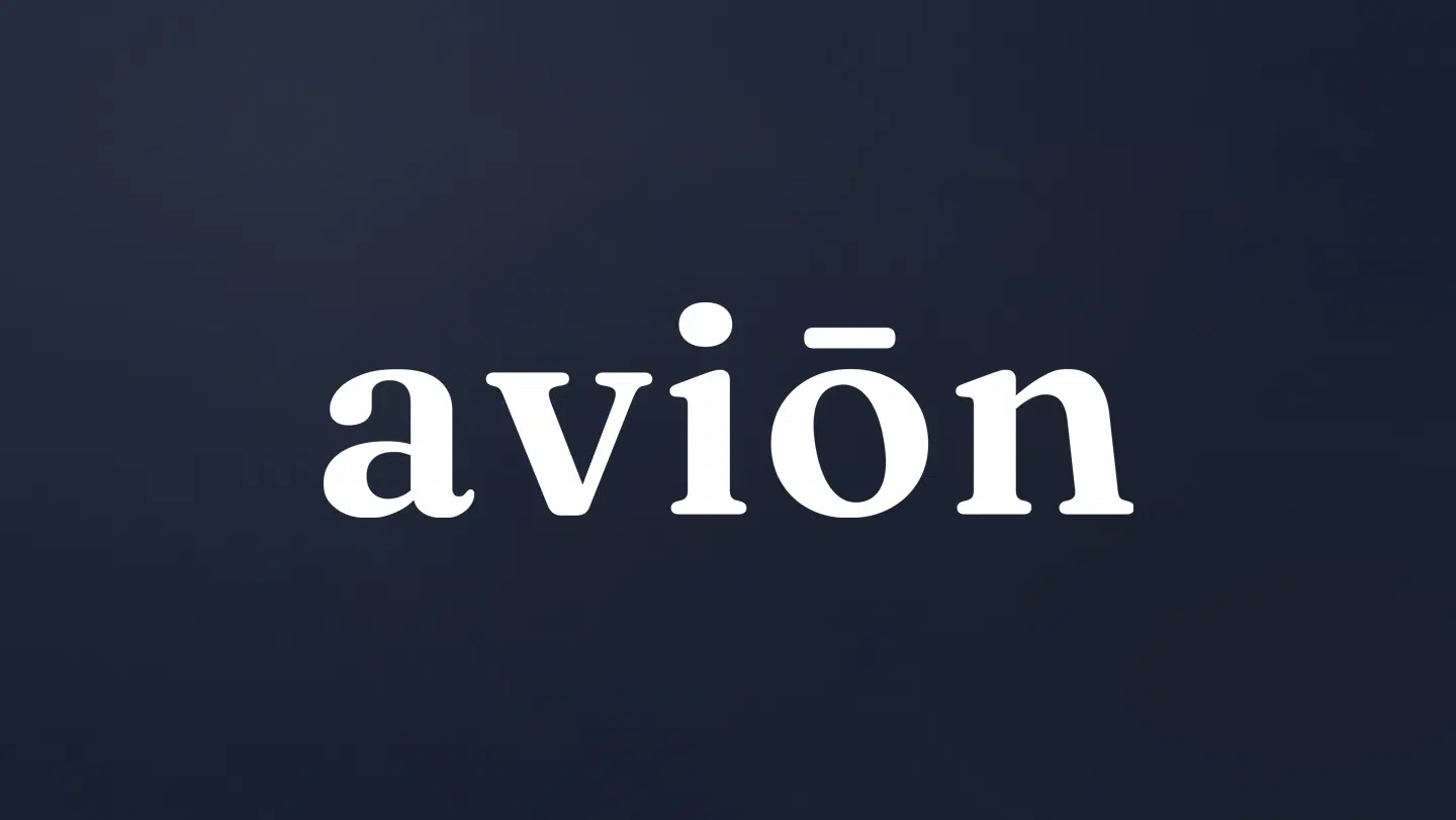 Avion wordmark logo