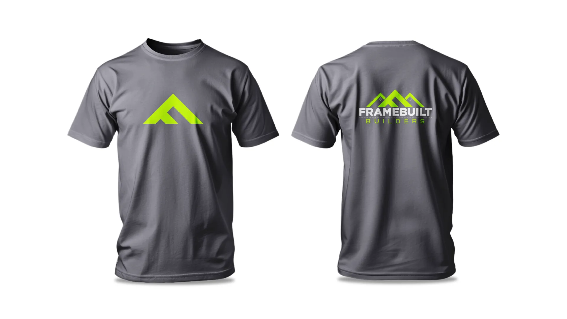 Framebuilt Builders branded t-shirts