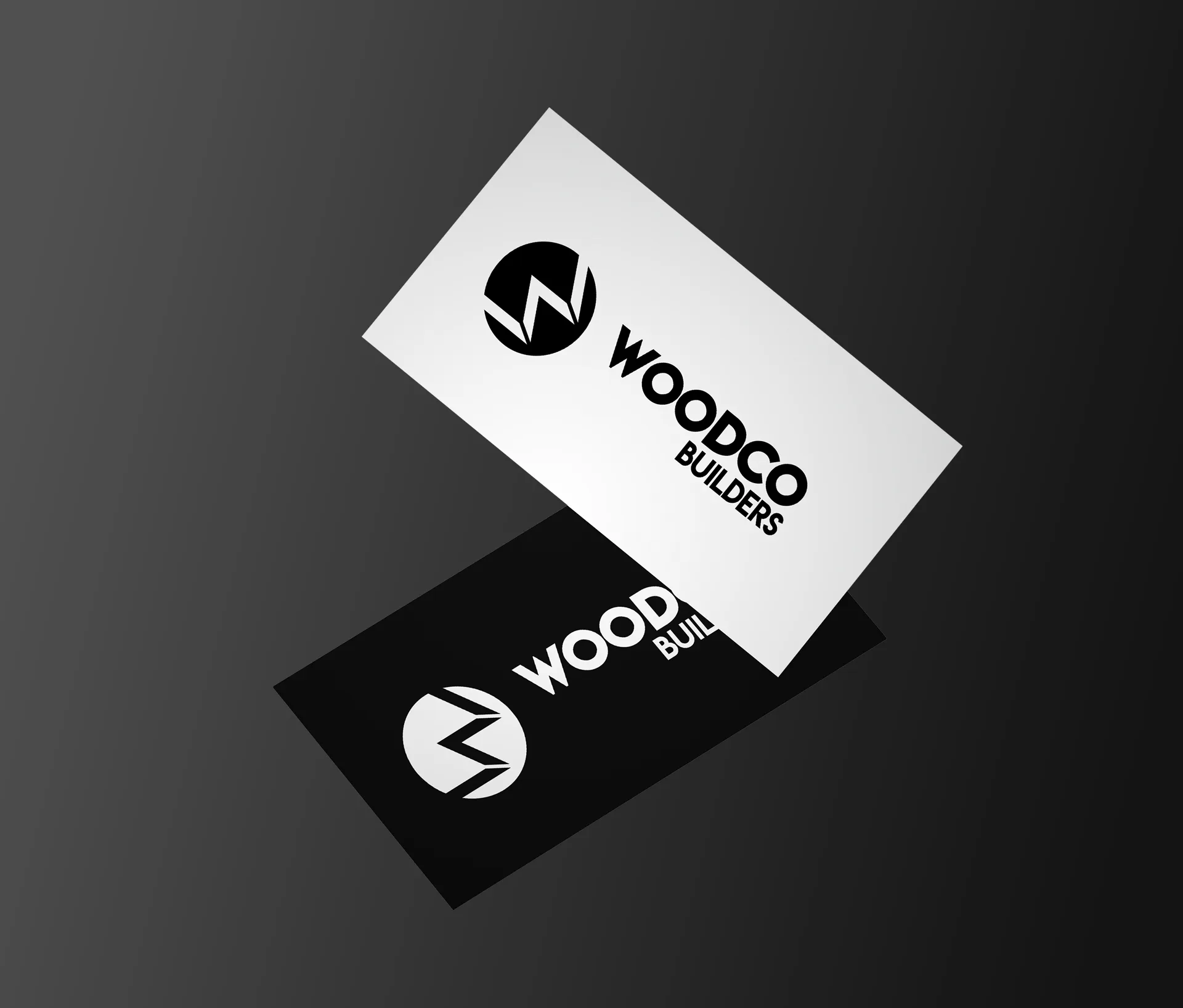 WoodCo Builders - Business Card Design