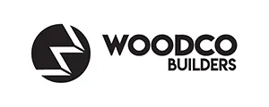 WoodCo Builders brand identity and signage by Profuzion Studio
